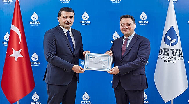 DEVA PARTİSİ ÇANAKKALE İL BAŞKANI BERKAN KARACA OLDU 