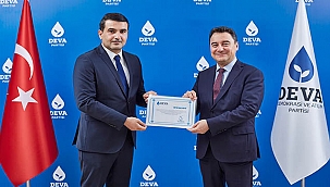 DEVA PARTİSİ ÇANAKKALE İL BAŞKANI BERKAN KARACA OLDU 