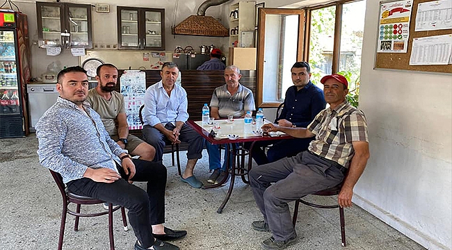 DEVA PARTİSİ'NDEN YANGINDAN ETKİLENEN KUMKÖY'E ZİYARET