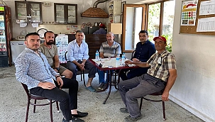 DEVA PARTİSİ'NDEN YANGINDAN ETKİLENEN KUMKÖY'E ZİYARET