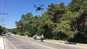 DRONE'LU TRAFİK DENETİMLERİNDE CEZA YAĞDI!