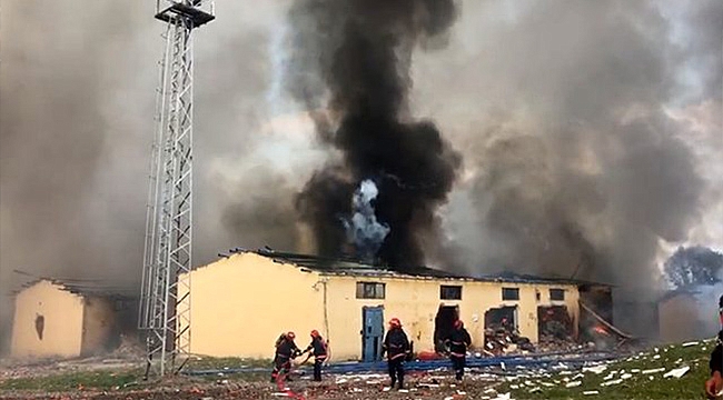 HAVAİ FİŞEK FABRİKASINDA MEYDANA GELEN PATLAMADAN ACI HABER GELDİ!