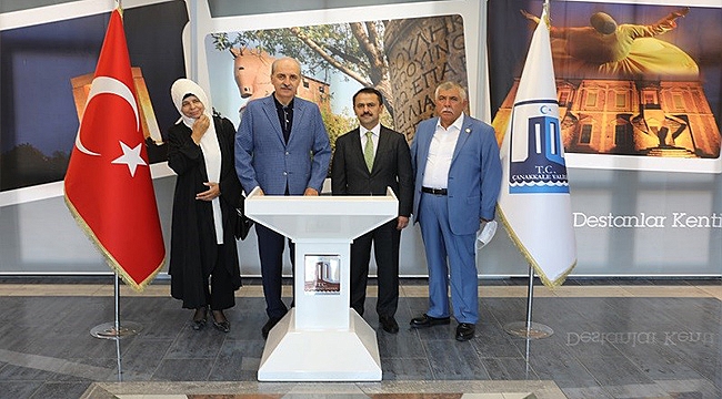 NUMAN KURTULMUŞ ÇANAKKALE'DE