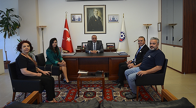 T.C. HALK BANKASI YETKİLİLERİ ÇTSO YÖNETİM KURULUNU ZİYARET ETTİ