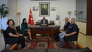 T.C. HALK BANKASI YETKİLİLERİ ÇTSO YÖNETİM KURULUNU ZİYARET ETTİ