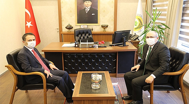 VALİ AKTAŞ, ORMAN BÖLGE MÜDÜRLÜĞÜNÜ ZİYARET ETTİ