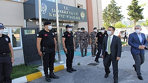 VALİ AKTAŞ, ÖZEL HAREKAT ŞUBE MÜDÜRLÜĞÜNÜ ZİYARET ETTİ