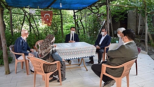 VALİ AKTAŞ, ŞEHİT BİNBAŞI ERCAN KURT'UN AİLESİNİ ZİYARET ETTİ