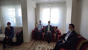 VALİ AKTAŞ, ŞEHİT GÖKHAN ÖZKAN'IN AİLESİNİ ZİYARET ETTİ