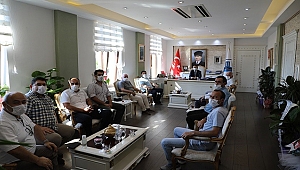 VALİ AKTAŞ, TÜRKİYE KAMU-SEN İL TEMSİLCİLİĞİNİ KABUL ETTİ