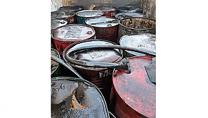 2 BİN 500 LİTRE ATIK YAĞ ELE GEÇİRİLDİ!