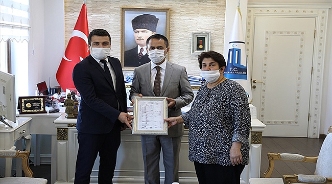 ABDULLATİF BAYAR'DAN VALİ AKTAŞ'A ZİYARET 