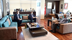 AVUSTRALYA BÜYÜKELÇİSİ INNES-BROWN'DAN BAŞKAN GÖKHAN'A ZİYARET