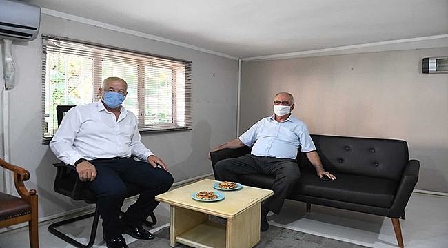 BAŞKAN GÖKHAN'DAN ÖZKURNAZ'A İADE-İ ZİYARET