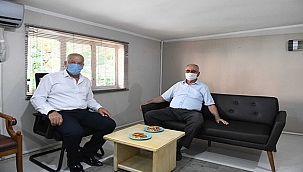 BAŞKAN GÖKHAN'DAN ÖZKURNAZ'A İADE-İ ZİYARET