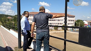 BAŞKAN ÖZ, ÇAN'DA DEVAM EDEN VE PLANLANAN SAHA ÇALIŞMALARI YERİNDE İNCELEDİ