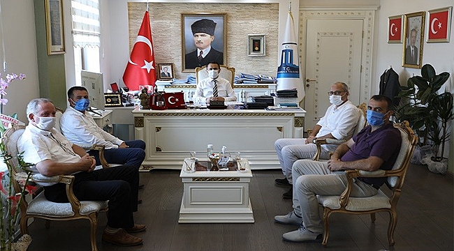 BİGA ZİRAAT ODASI YÖNETİM KURULUNDAN VALİ AKTAŞ'A ZİYARET