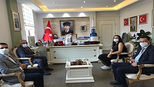 ÇANAKKALE MADENCİLER DERNEĞİNDEN VALİ AKTAŞ'A ZİYARET