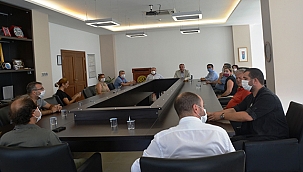 CHP İL YÖNETİMİ VE ATATÜRKÇÜ DÜŞÜNCE DERNEĞİ ÇTSO'YU ZİYARET ETTİ