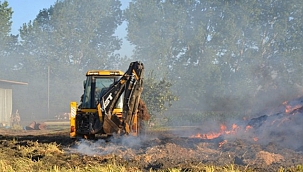 GÜMÜŞÇAY'DA KORKUTAN YANGIN 