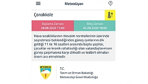 METEOROLOJİDEN SICAK HAVA UYARISI!