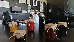 ORGANİK ÜRÜNLERLE OKUL HARÇLIĞINI ÇIKARIYOR