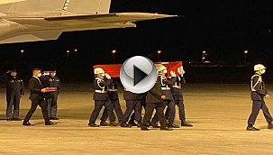 ŞEHİDİMİZİN NAAŞI ÇANAKKALE'YE GETİRİLDİ!