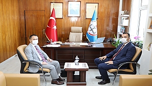 VALİ AKTAŞ, İL MİLLİ EĞİTİM MÜDÜRLÜĞÜNÜ ZİYARET ETTİ