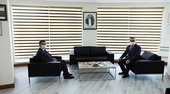 VALİ AKTAŞ, KEPEZ BELEDİYESİNİ ZİYARET ETTİ