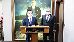 VALİ İLHAMİ AKTAŞ, İL EMNİYET MÜDÜRLÜĞÜNÜ ZİYARET ETTİ