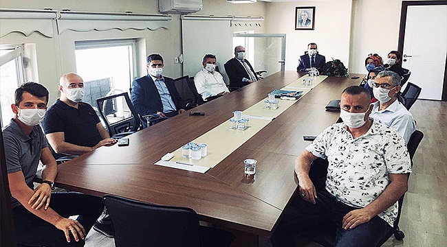 AK PARTİ'DEN KAYMAKAM GÜRDAL'A ZİYARET 