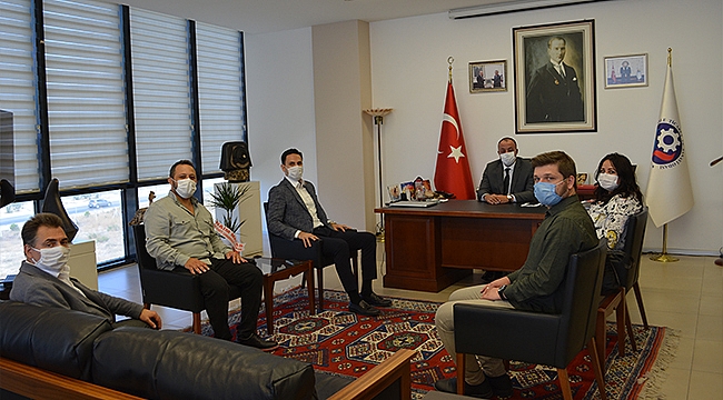 AK PARTİ İL VE MERKEZ İLÇE YÖNETİMİNDEN ÇTSO'YA ZİYARET