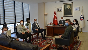 AK PARTİ İL VE MERKEZ İLÇE YÖNETİMİNDEN ÇTSO'YA ZİYARET