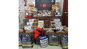 BANDROLSÜZ SİGARA VE TÜTÜN ELE GEÇİRİLDİ!