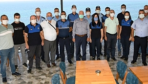 BAŞKAN YILMAZ, ZABITALARLA BİR ARAYA GELDİ