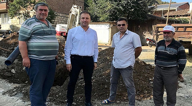 ÇOMAKLI'DA KANALİZASYON ÇALIŞMALARI SÜRÜYOR