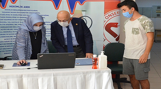 ÇOMÜ'DE İLK KAYIT HEYECANI