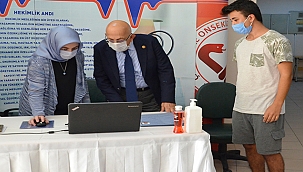 ÇOMÜ'DE İLK KAYIT HEYECANI