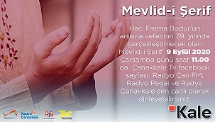 GELENEKSEL HACI FATMA BODUR HAYRININ 39'UNCUSU DÜZENLENECEK