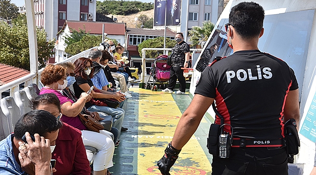 GEMİLERDE MASKE DENETİMİ