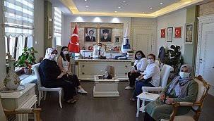 VALİ AKTAŞ, BİGA KADIN ÇEVRE KÜLTÜR İŞLETME KOOPERATİFİ YÖNETİM KURULUNU KABUL ETTİ