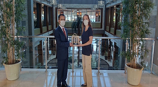 VALİ AKTAŞ, PARLAMENTOLARARASI BİRLİK BAŞKANI İLE BİR ARAYA GELDİ