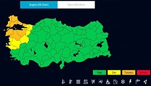 7 İL İÇİN DOLU VE FIRTINA UYARISI!