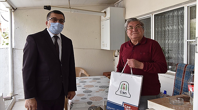 BAŞKAN BÜLENT ÖZ YAŞLILARI UNUTMADI