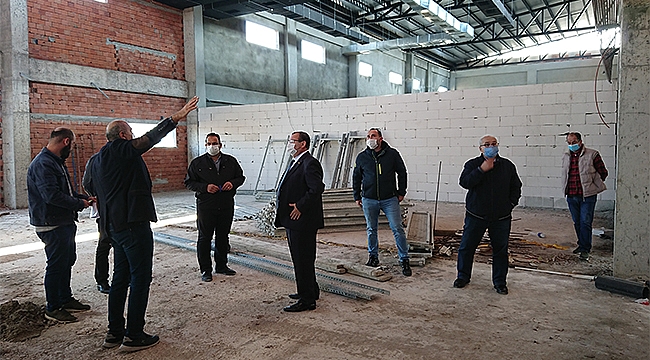 BİGA TSO'DAN MYO İNŞAATINA ZİYARET