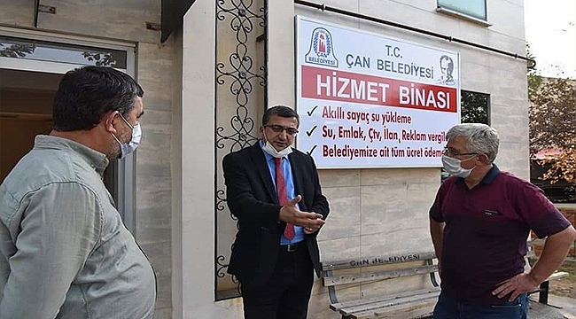 ÇAN'DA FATİH VE ATATÜRK MAHALLESİ İÇİN NADİR PAZARBAŞI ÖDEME NOKTASI HİZMETE AÇILDI