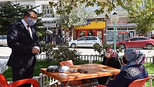 ÇAN'DA GÜZEL HAVAYI FIRSAT BİLEN BAŞKAN ÖZ HEMŞEHRİLERİYLE BİR ARAYA GELDİ