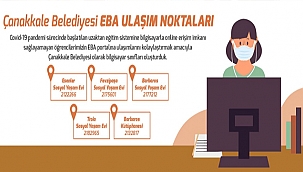 ÇANAKKALE BELEDİYESİ EBA ULAŞIM NOKTALARI