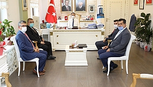 DİN-BİR-SEN ÇANAKKALE İL BAŞKANLIĞINDAN VALİ AKTAŞ'A ZİYARET