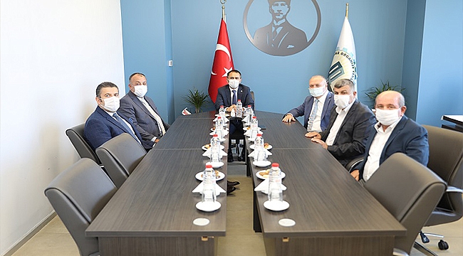 VALİ AKTAŞ'TAN ÇANAKKALE ORGANİZE SANAYİ BÖLGESİ YÖNETİMİNE ZİYARET